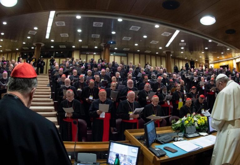 EPA4788. CIUDAD DEL VATICANO (VATICANO), 21/02/2019.- Fotografía tomada con ojo de pez y cedida