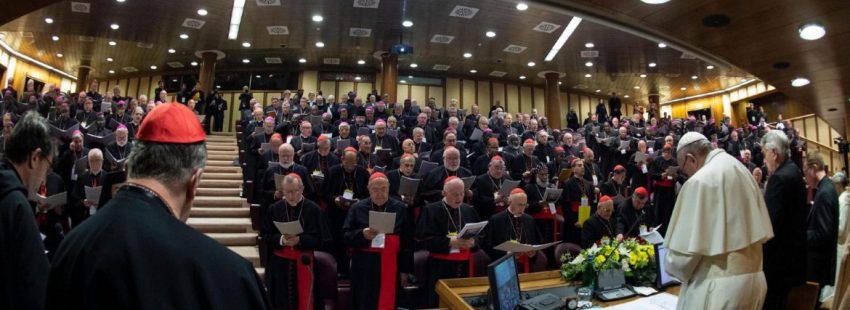 EPA4788. CIUDAD DEL VATICANO (VATICANO), 21/02/2019.- Fotografía tomada con ojo de pez y cedida