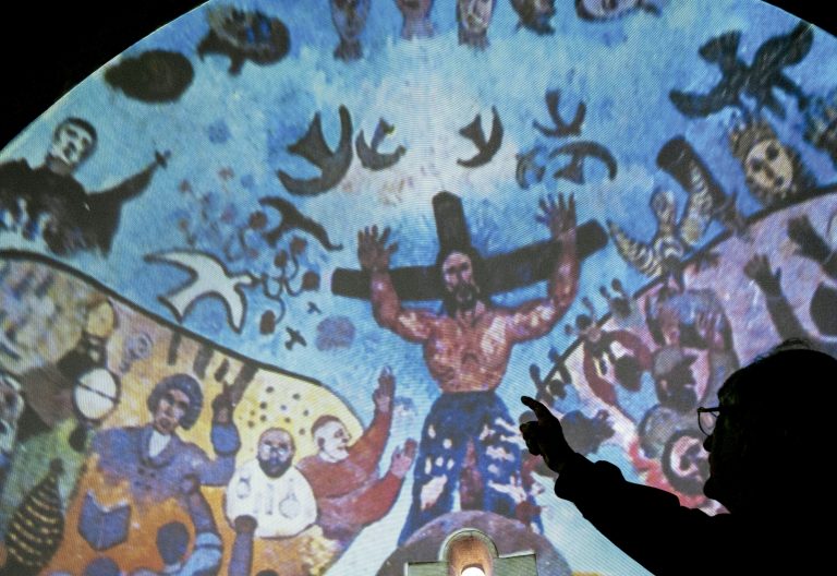 Pinturas en la iglesia de Palau-Sator