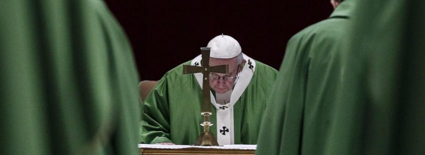 El Papa Francisco, durante la misa conclusiva de la cumbre antiabusos del Vaticano/EFE