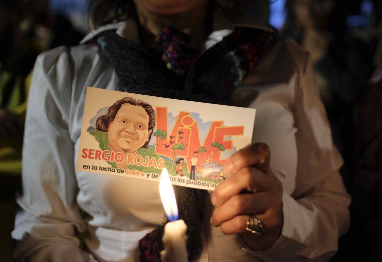 Sergio Rojas, líder indígena asesinado en Costa Rica