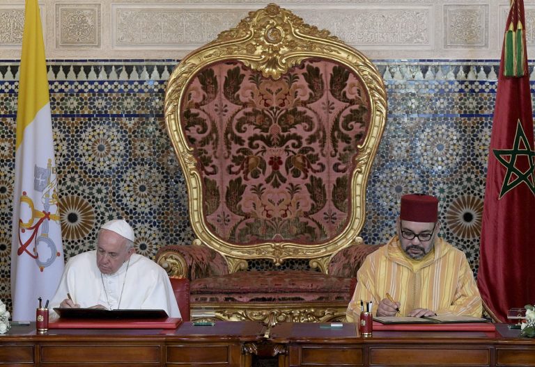 Francisco y Mohamed VI en Marruecos