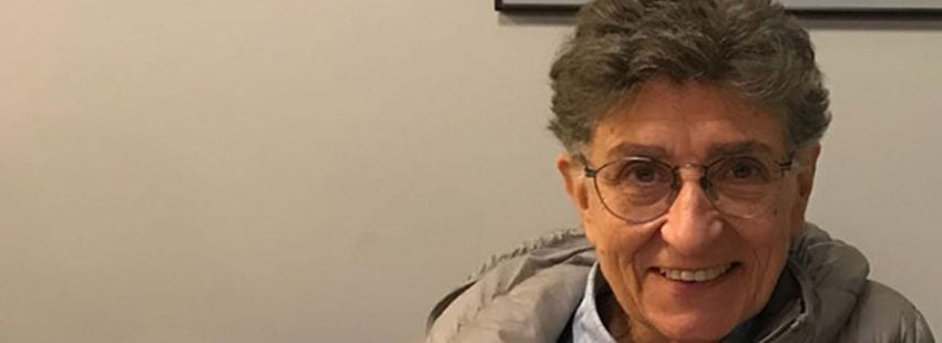 Montserrat Simón, franciscana misionera de María que participó en el encuentro del papa