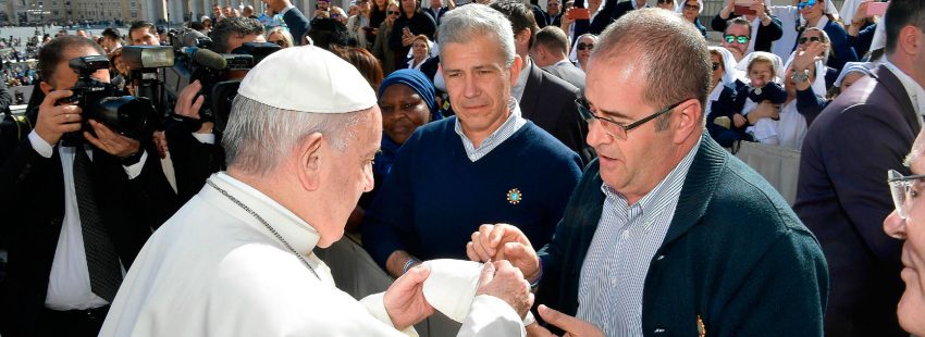 Francisco a la Hospitalidad Murciana de Lourdes: “Continuad siendo silenciosos constructores de