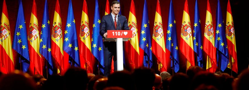 Pedro Sánchez presenta los 110 compromisos del PSOE para las elecciones del 28 de abril