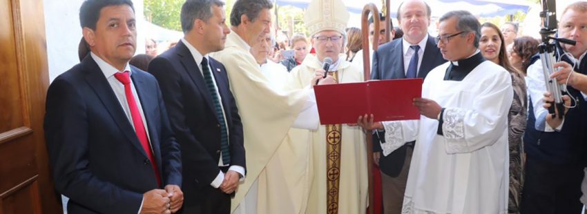 Inauguran nuevo templo reconstruido en Chile