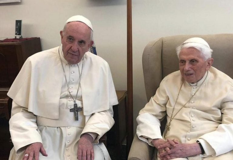 Francisco, en el 92 cumpleaños de Benedicto XVI