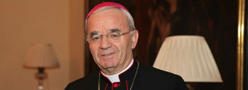 Foto oficial del nuncio apostólico en España, Renzo Fratini