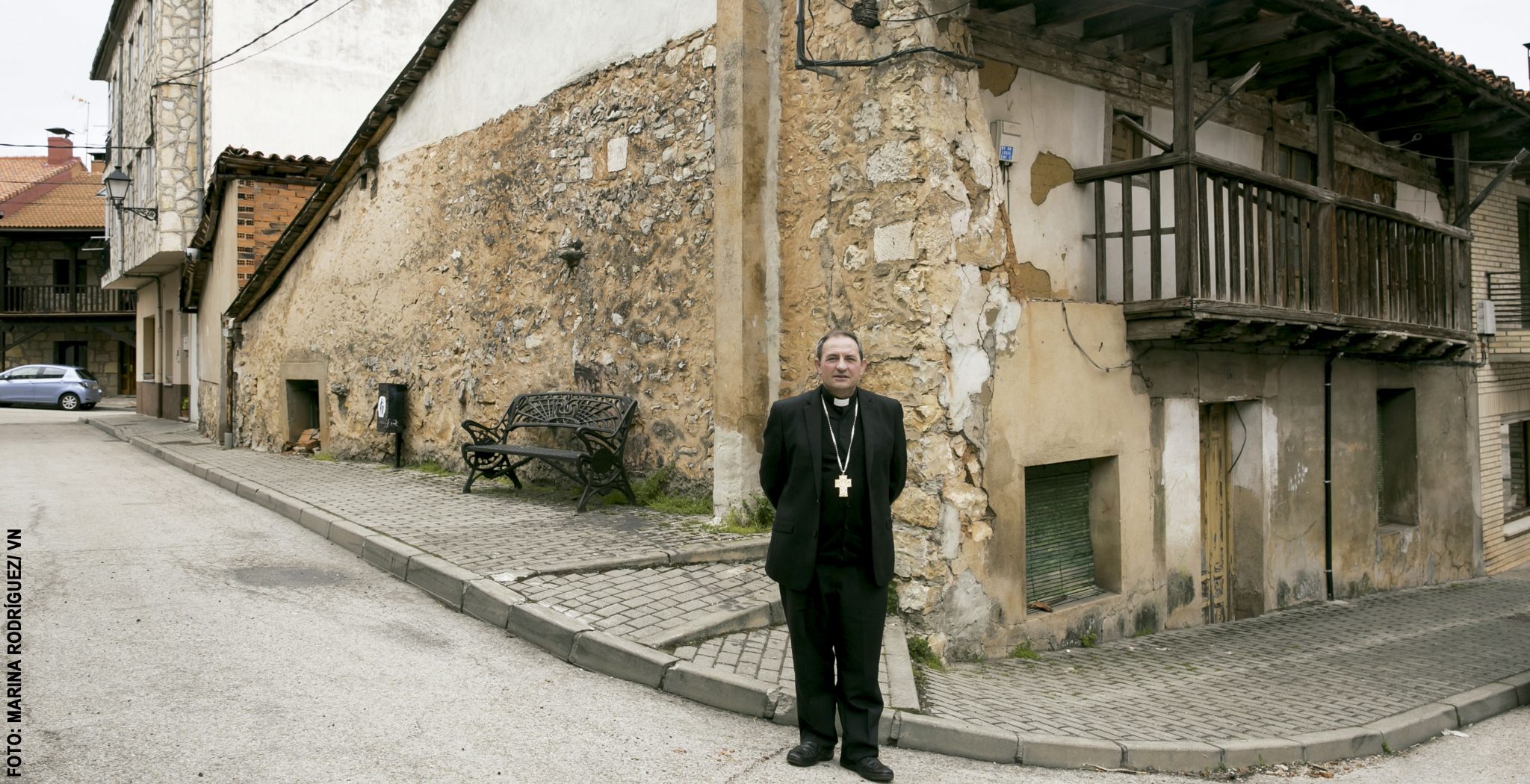 Viaje a la España vaciada 24 horas con el obispo de OsmaSoria, Abilio