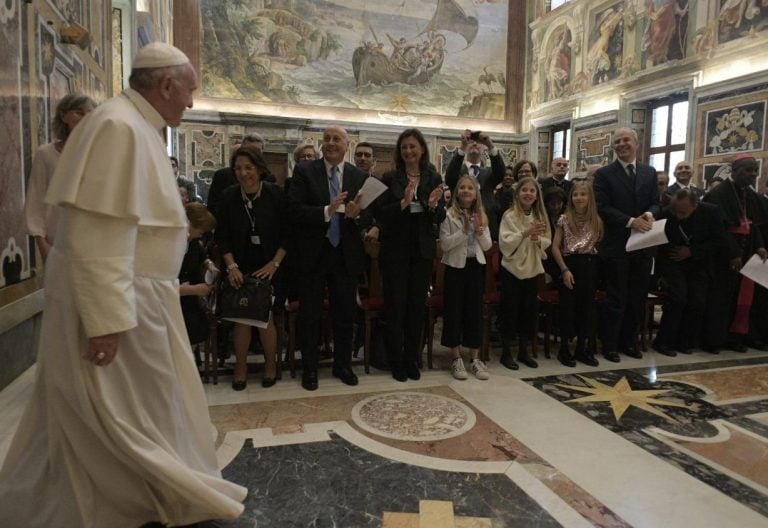Audiencia con el congreso ' Sí a la vida'