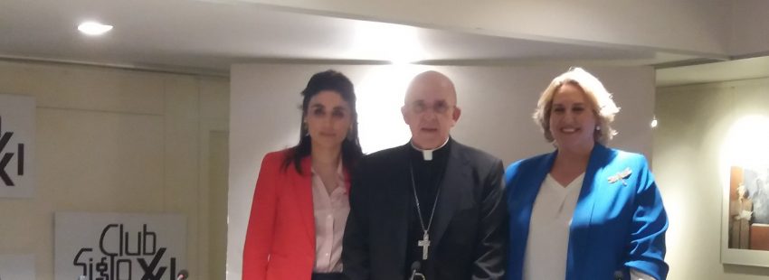 El cardenal Carlos Osoro, en el Club Siglo XXI de Madrid (28 de mayo de 2019)