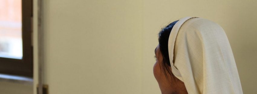 Una religiosa de perfil