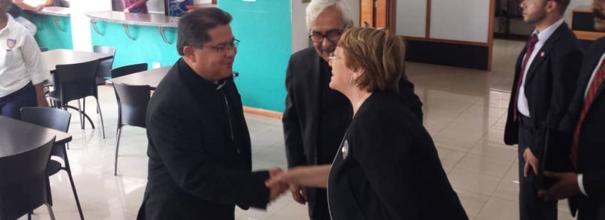 Obispos venezolanos piden a Michelle Bachelet que en su informe refleje el rostro real del país