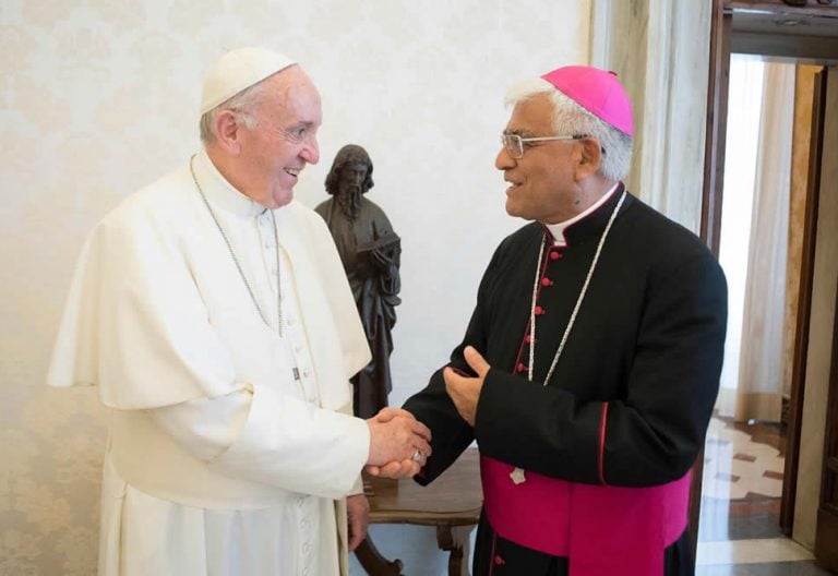 Primer encuentro del nuevo presidente del CELAM con el papa Francisco