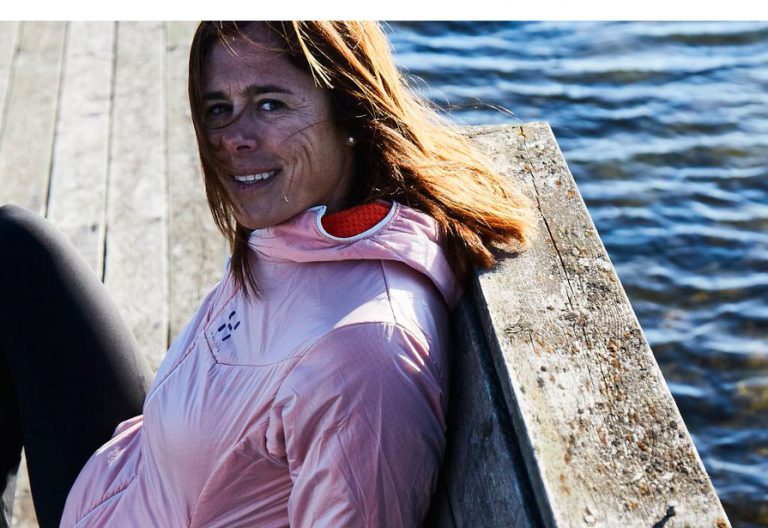 La alpinista Edurne Pasabán