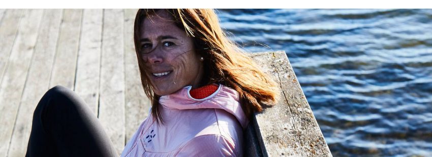 La alpinista Edurne Pasabán