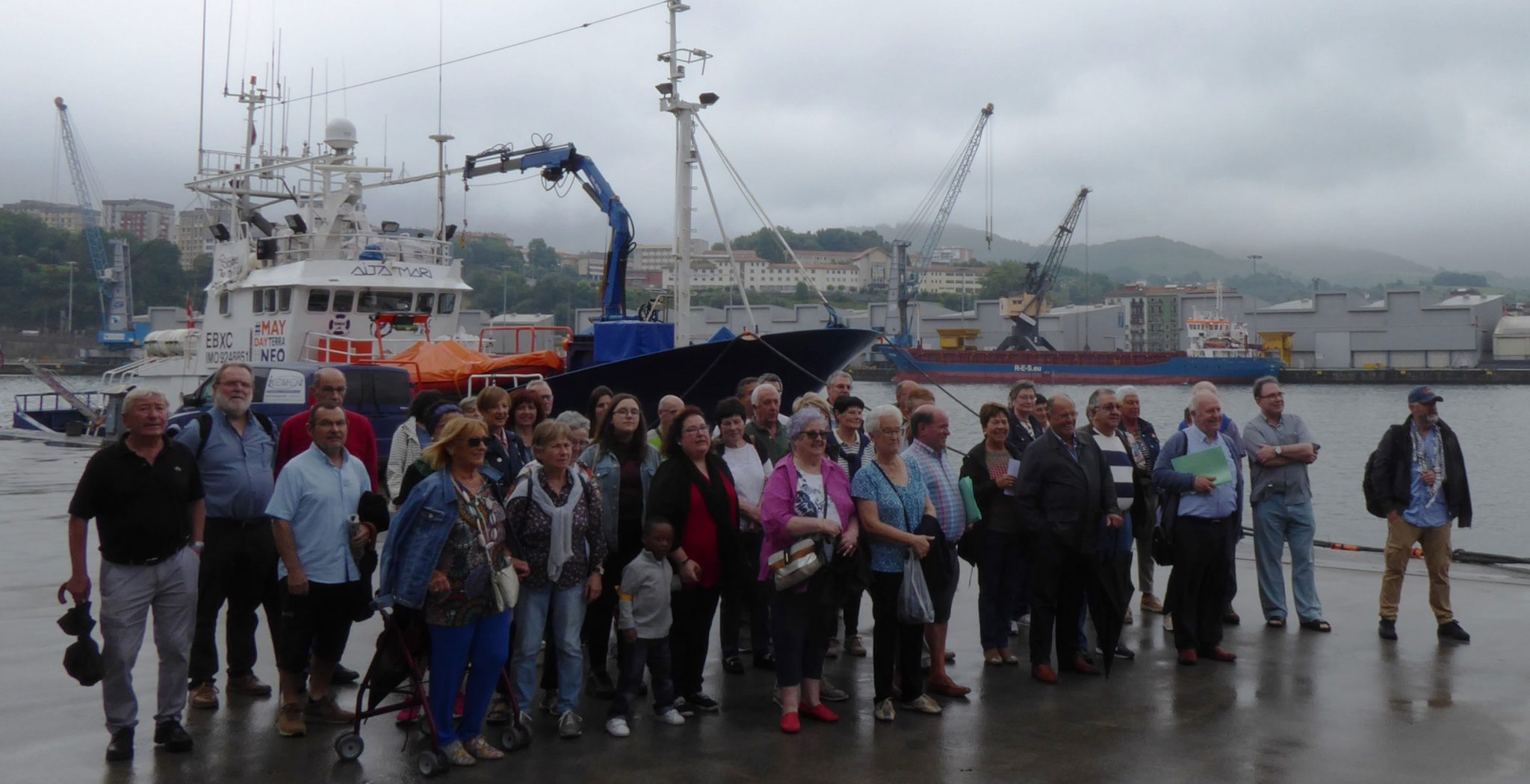 Apoyo barco Aita Mari San Sebastián