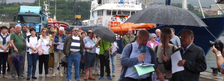 Apoyo barco Aita Mari San Sebastián