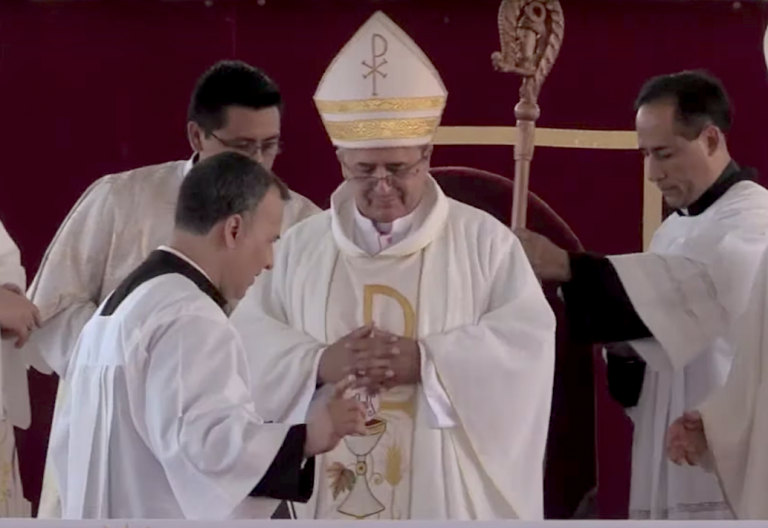 El Obispo de Altamirano inicia su ministerio bajo la protección de la Virgen de San Lucas