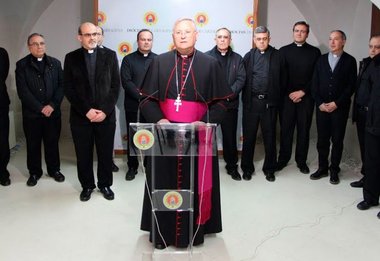 José Manuel Lorca Planes, obispo de Cartagena (Murcia)
