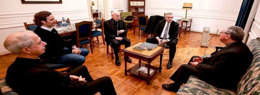 La Comisión Ejecutiva de los obispos de Argentina recibe a Alberto Fernández, candidato