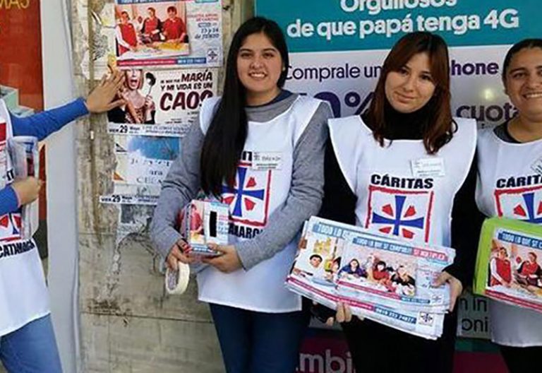 A pesar de la crisis, Cáritas Argentina recaudó un 27% más que el año anterior