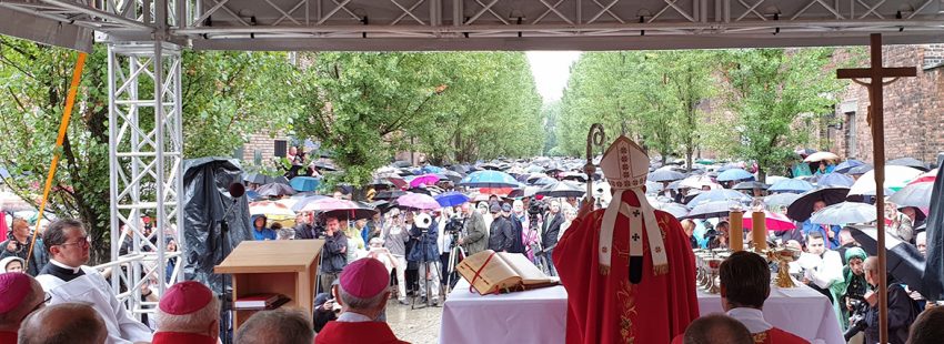 Una misa en Auschwitz recuerda el 78 aniversario del martirio de Maximiliano Kolbe