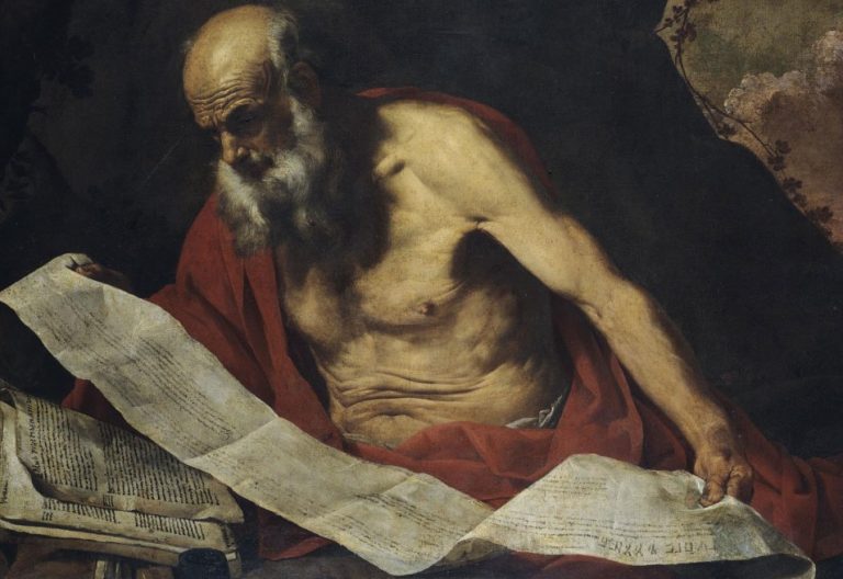 San Jerónimo en la cueva de Belén