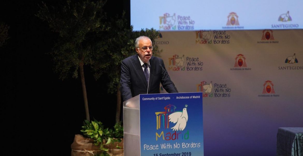 El fundador de la Comunidad de Sant´Egidio, Andrea Riccardi