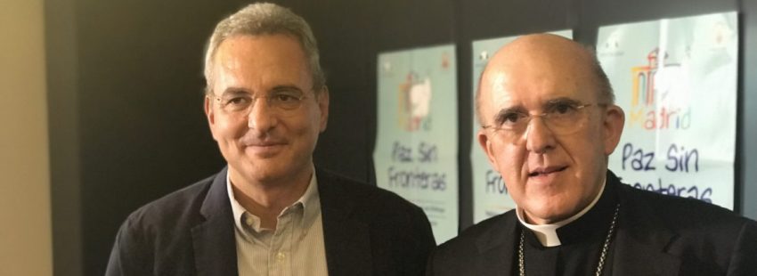 Carlos Osoro, con el presidente de Sant Egidio