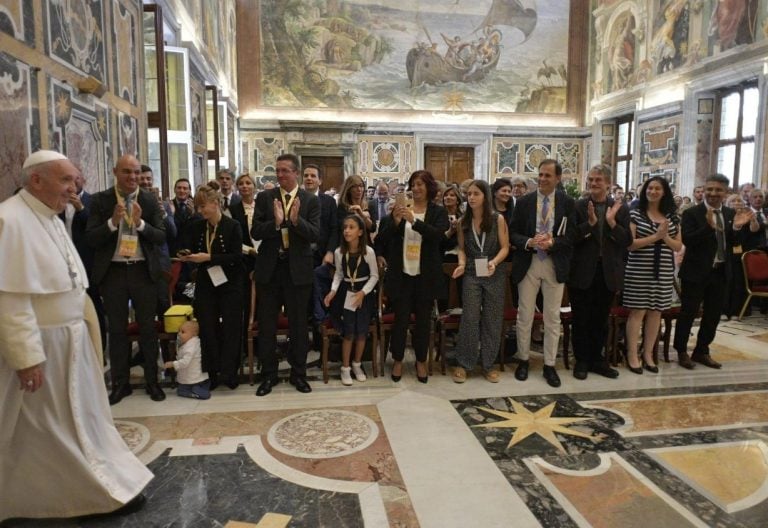 El Papa con asociaciones de Nueva Evangelización