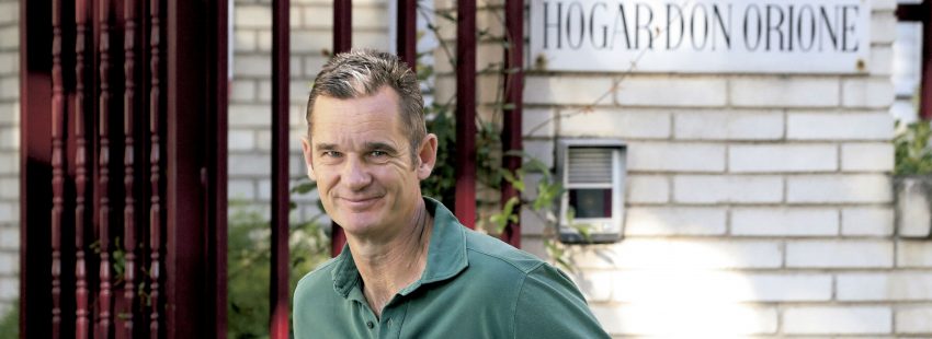Iñaki Urdangarin en el Hogar Don orione