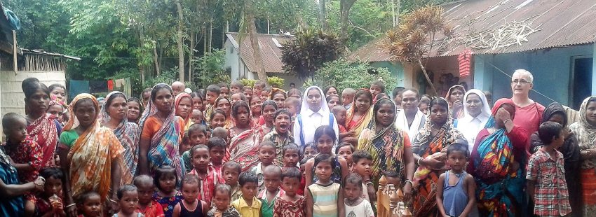 El hermano marista Martí Enrich Figueras, en Bangladesh