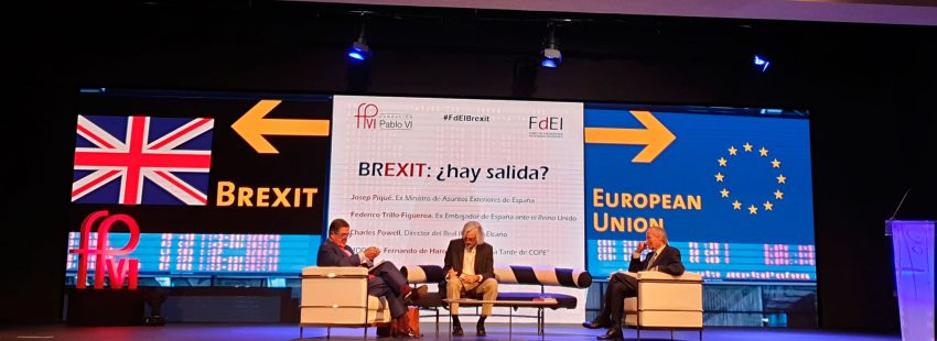 Josep Piqué y Federico Trillo en la Fundación Pablo VI