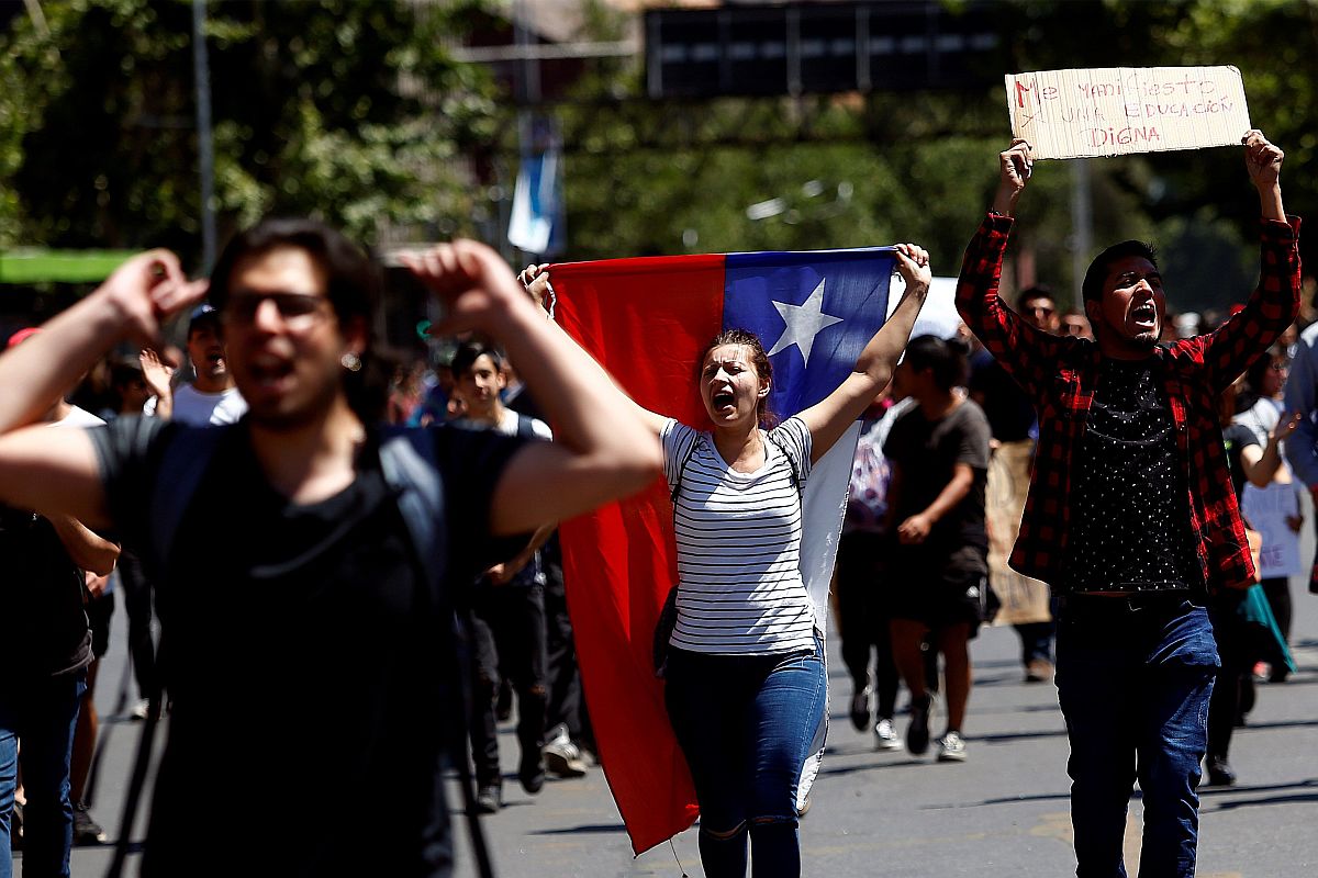 Manifestación en Chile