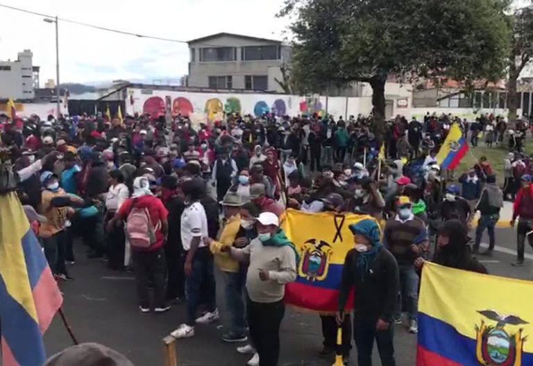 Organizaciones eclesiales abogan por una solución negociada ante la crisis política en Ecuador