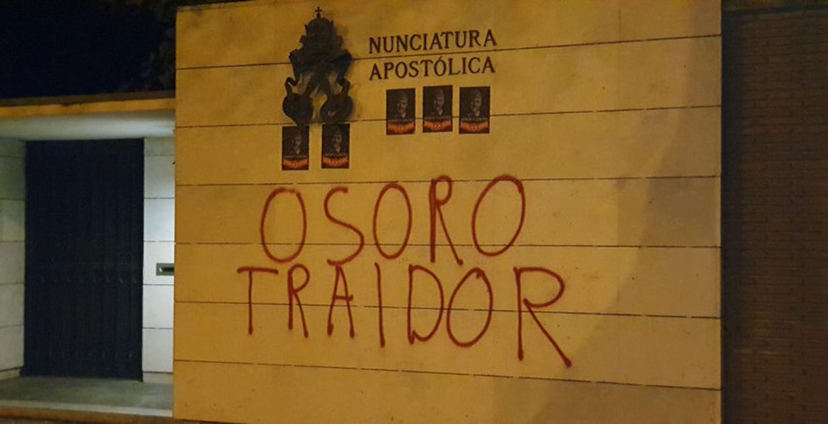 pintadas-osoro-nunciatura-exhumacion-franco-ultracatolicos octubre 2019