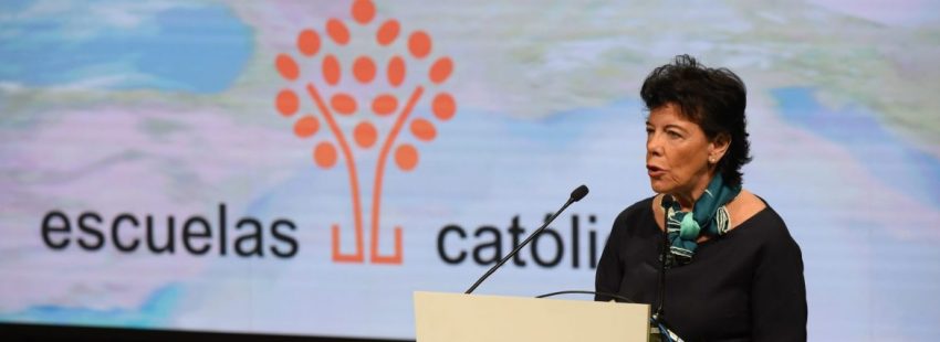 La ministra de Educación, Isabel Celaá