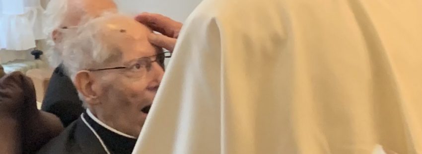 El reencuentro más personal del Papa en Japón: Adolfo Nicolás