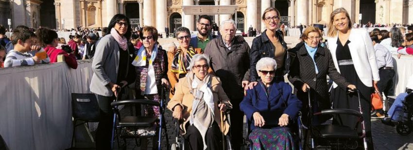 La Fundación Miranda: de Barakaldo al Vaticano para cumplir un último deseo… ¡conocer al Papa!