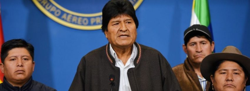 Evo Morales renuncia a la presidencia luego de 13 años en el poder