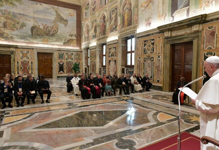 Audiencia del papa Francisco con responsables de Pastoral Penitenciaria