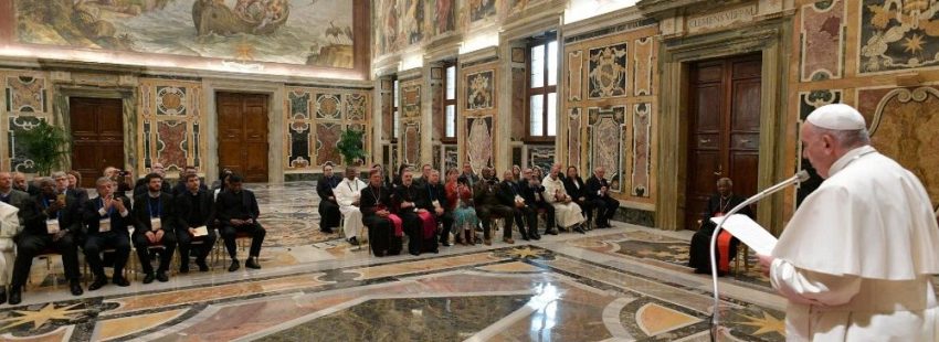 Audiencia del papa Francisco con responsables de Pastoral Penitenciaria