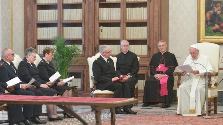 Ejército de Salvación en audiencia con el papa Francisco