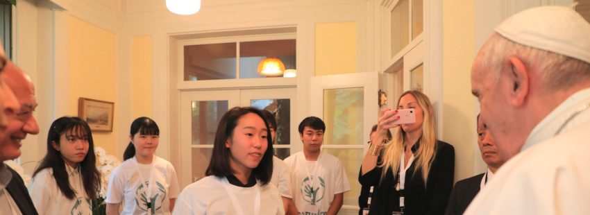 El papa Francisco inaugura la sede de Scholas Occurrentes en Japón