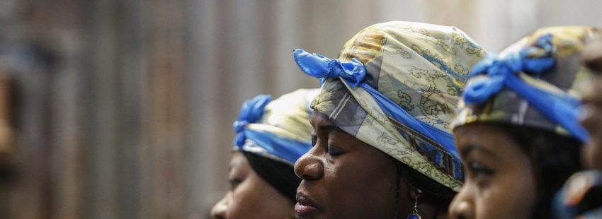 Cientos de africanos participaron en la misa papal por los 25 años de la capellanía congoleña en