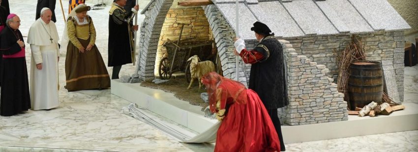El Papa ante el belén vaticano: “Tomemos de inmediato decisiones efectivas para proteger la Casa