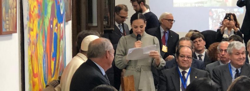 Tamara Falcó, con el Papa: “Es una emoción escucharle y compartir este momento juntos”