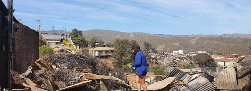 Cáritas apoya a los damnificados de incendios en Chile
