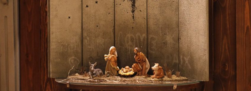 Banksy reinterpreta la Navidad con el muro de Belén